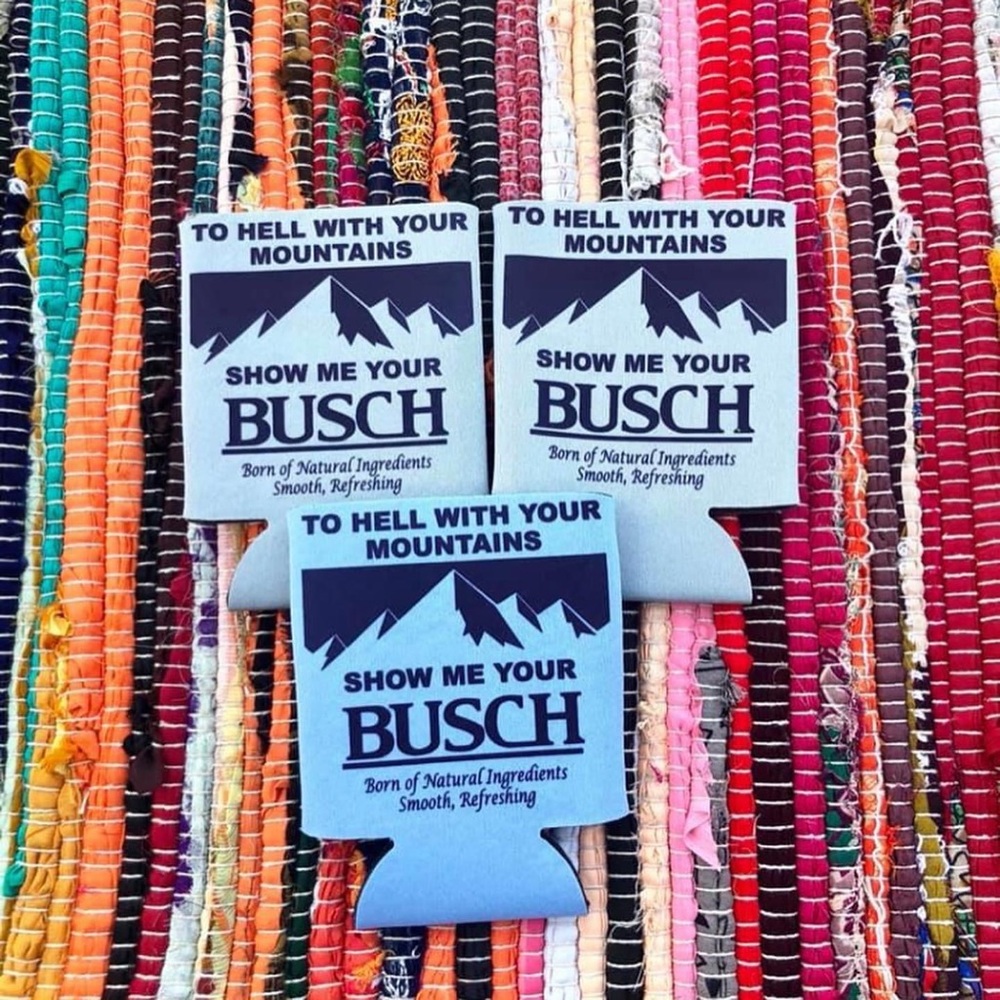 Bush Light can koozie